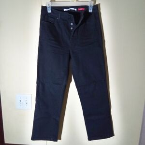 woman's Celebrity pink black the retro high rise pants